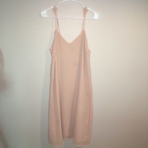 Boohoo Nude Midi Dress
